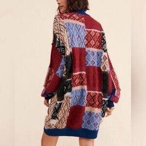 Free people Patchwork Sweater Dress